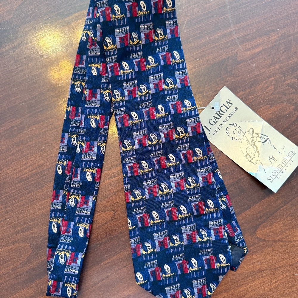 Jerry Garcia Grateful Dead artwork tie